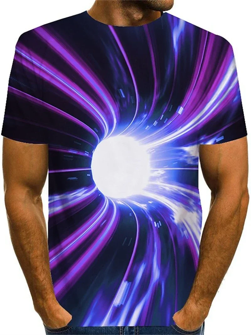 Men's Beer Foam Print T-Shirt 3D Realistic Crew Neck Short Sleeve Casual Streetwear Breathable Tee view 6