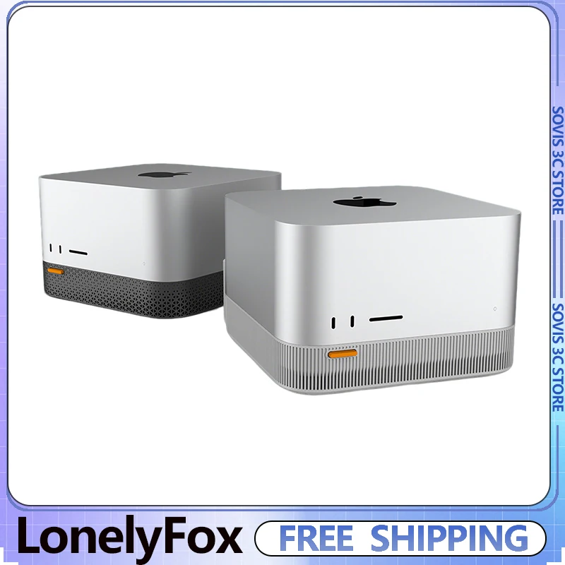 station-d'accueil-lonelyfox-pour-mac-studio-support-de-refroidissement-anti-poussiere-compatible-avec-l'encastrement-de-disque-dur-mac-cadeau-de-rangement