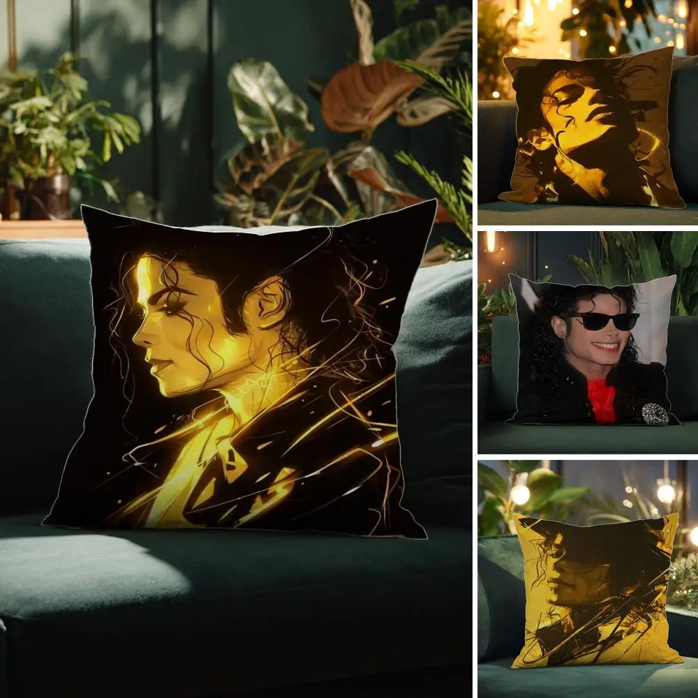 

Наволочка для подушки «Король поп-музыки Майкл Джексон» — комфортная, шелковистая, элегантная, с невидимой молнией, декоративная наволочка для дивана или кровати.