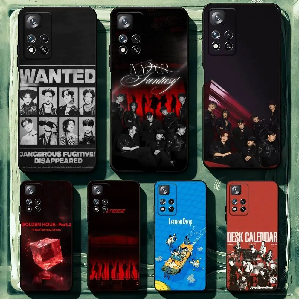 

ATEEZ In Your Fantasy Phone Case For Samsung Galaxy A53,52,73,72,32,31,30s,20s,Note,Ultra Soft Black Coque Funda