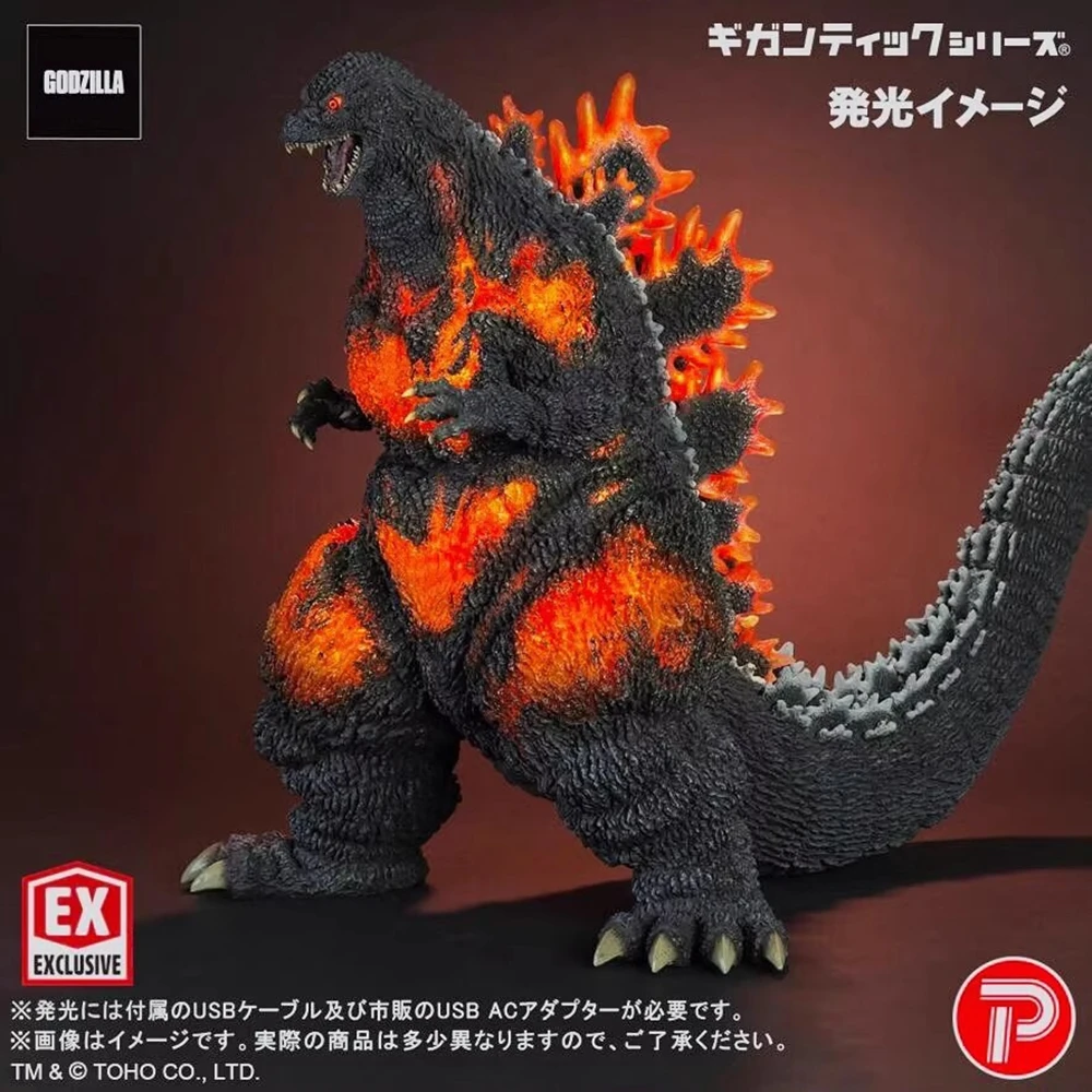 16 سنتيمتر بانداي أنيمي حرق جودزيلا الشكل الأحمر عودة الدائمة لعبة مجسمة دمية جمع عمل الشكل البلاستيكية سطح المكتب حلية