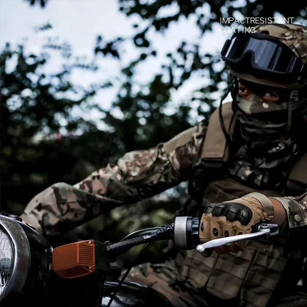 قفازات عسكرية تكتيكية - تصميم لمس لحماية اللياقة البدنية لصيد الدراجات النارية