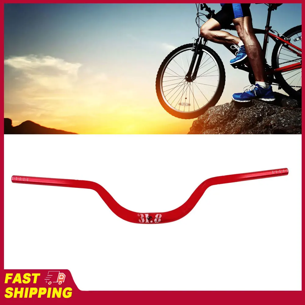 780mm Riser Handlebar Replacement Aluminum Alloy for Mountain Road Bikes Fit 31.8mm Stem