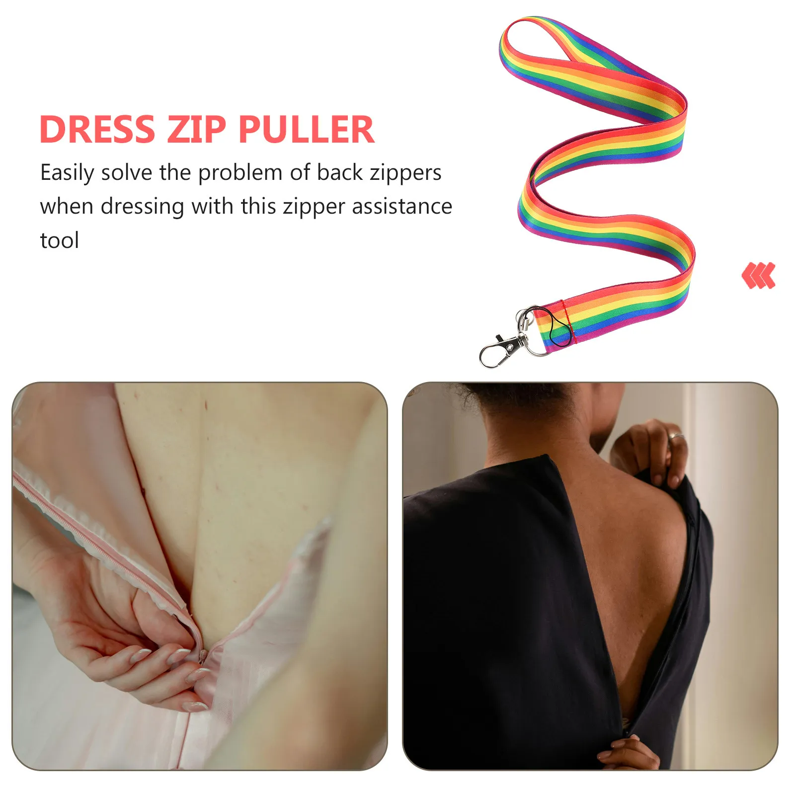 Zipper Assistance Tool Clothing Zipper For For Pregnant Women New Years Eve Dress Sturdy Puller Back Helper Elderly