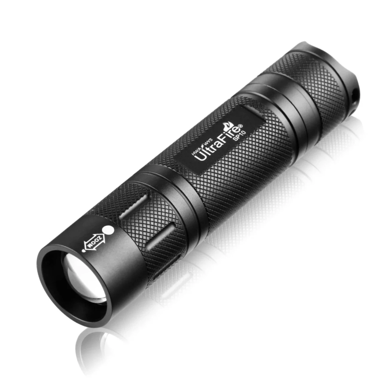 UltraFire SP10 Mini Zoomable Flashlight Super Bright 800LM AAA EDC LED Flashlights 18650 Rechargeable Torch Light Emergency Lamp