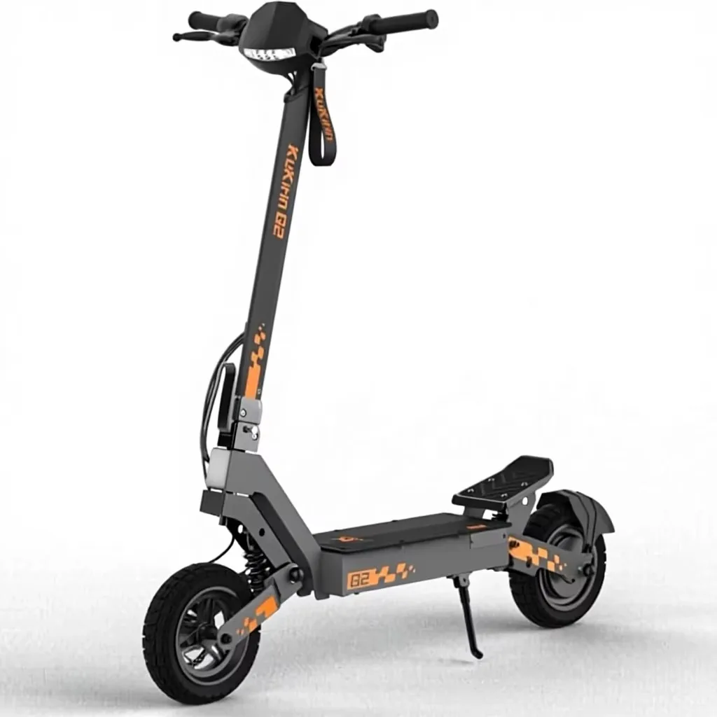 

STLF G2 Foldable Electric Scooter for Adults 48V 15Ah Battery 55km Range 10 Tires Touch Screen Dual Disc Brakes