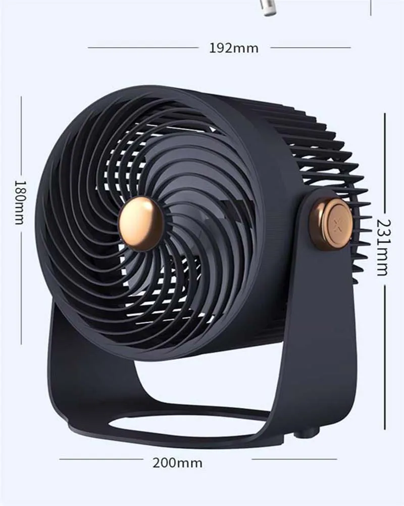 Новое поступление, умный настольный вентилятор с USB, Домашний Настольный вентилятор с подставкой, перезаряжаемый Настольный вентилятор охлаждения воздуха