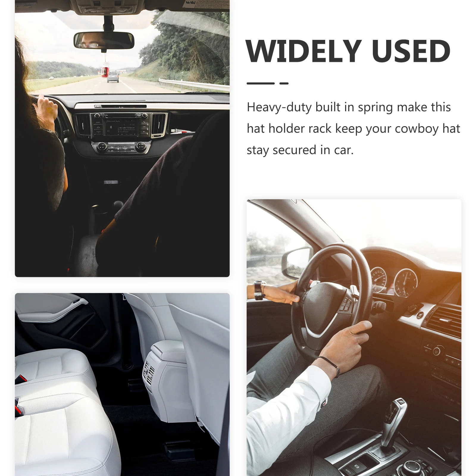 

Truck Hat Holder Rack Resistant Design Perfect Fit for Cars Trucks Keeps Hats in Shape Secured Suction Cup Car Mount