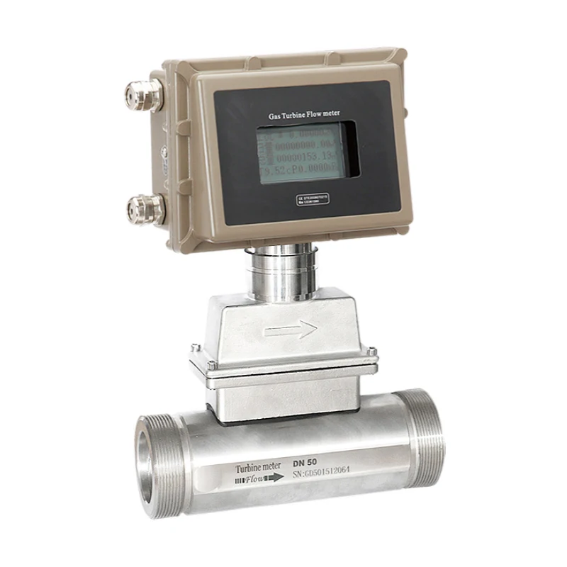 Lpg Propane Natural Gas Types Turbine Flow Meter