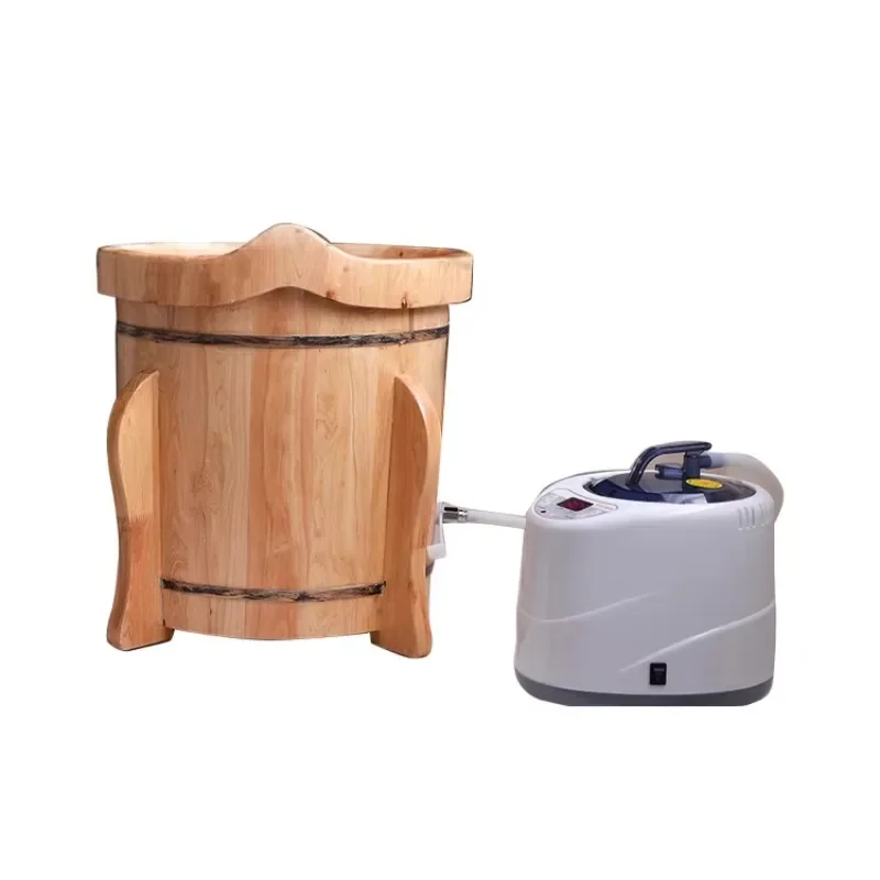 Woman Health Care Big Size Steaming Massager Barrel For Foot Wooden Foot Bath Bucket