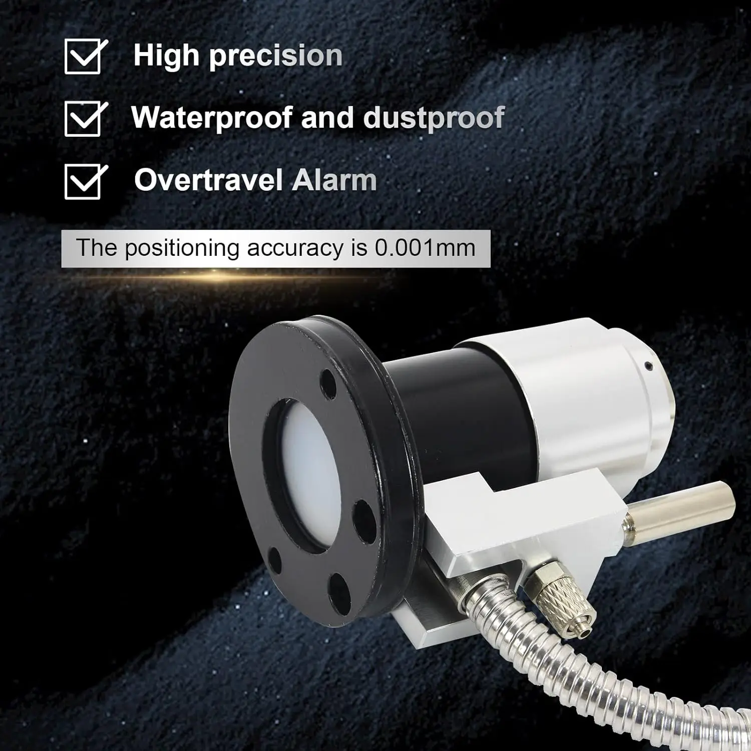 CNC High Precision Automatic Tool Sensor 4 Wire Z Axis Tool Length Press Setter For Engraving Machine Zero Check Setting
