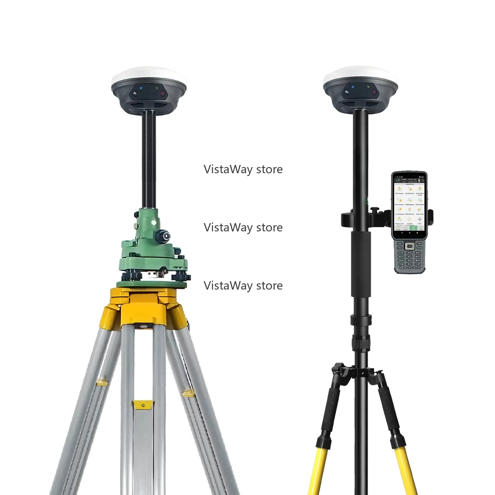 RTK Receiver GPS Outdoor Waterproof 15km UHF Radio Differential GPS RTK GNSS Base Rover With Extra Radio