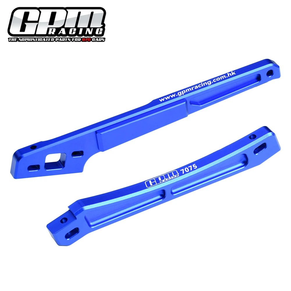 GPM for ARRMA 1/8 KRATON EXB V6 6S BLX RC Car Metal 7075 Alloy Front Rear Chassis Brace Support Frame Rod ARA320756 + ARA320754