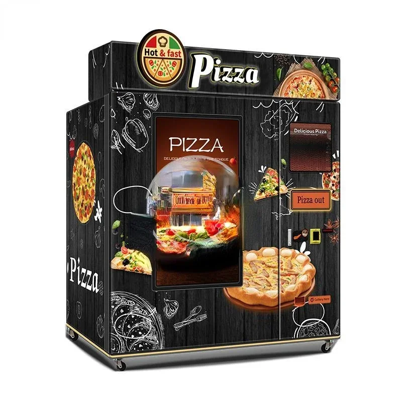Hot sales110-220V 50/60HZ Pizza Cooking Vending Machine With Infrared Oven Outdoor Use
