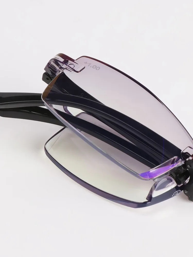 Nouveau cou pliant suspendus presbytie lunettes Hd résine mode aimant magique presbytie lunettes presbyte lunettes