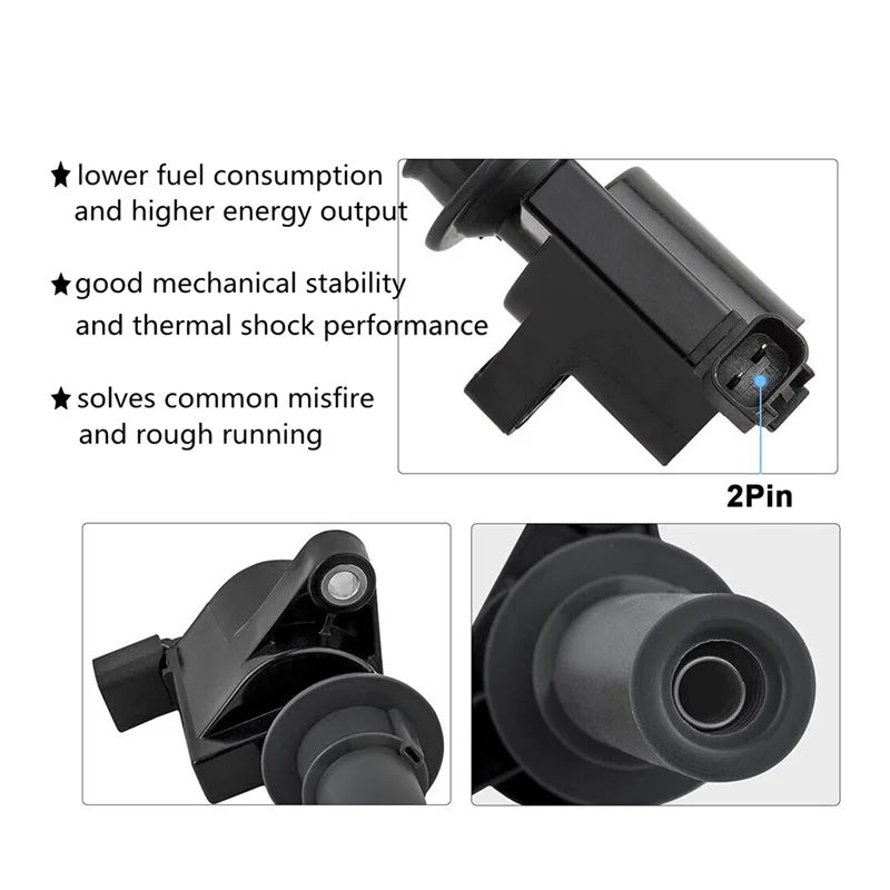 

6 PCS New DG-513 Ignition Coil For Ford Escape Freestyle Taurus Mercury 2M2Z-12029-AC 8M2E-12A366-AA-A54R