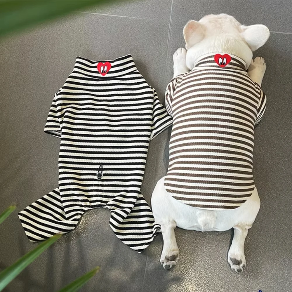 

Pet Dog Vest Summer Puppy T-Shirt 2024 Striped Dog Clothes Cat Dog Shirt Chihuahua Bichon Bulldog Pug Clothing Dog Girls Costume