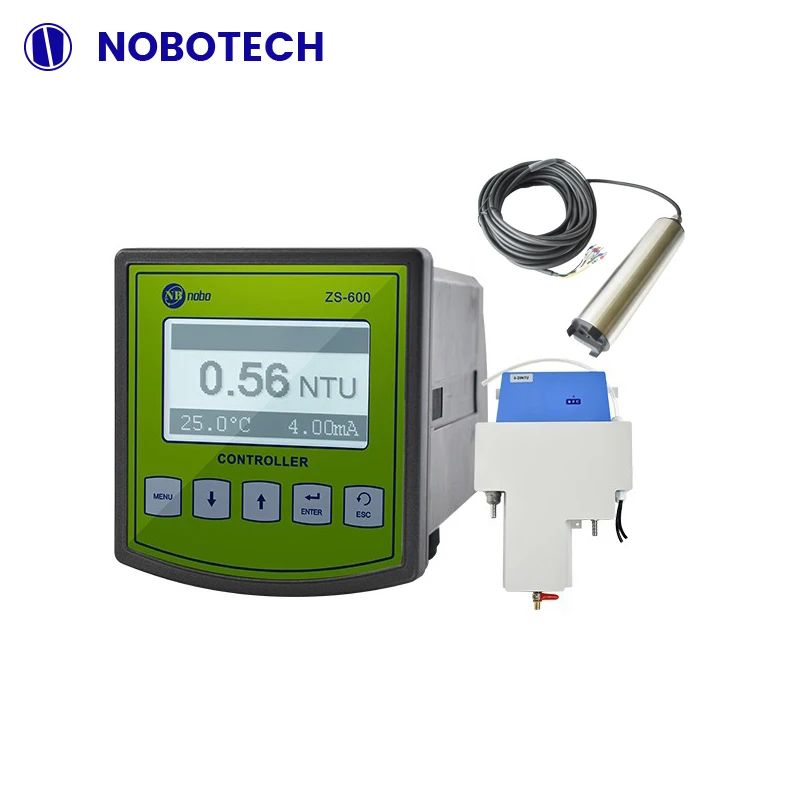 NOBO Online Turbidity Meter ZS-600 Turbidity Meter Price 4-20mA Output Online Mlss Turbidity Meter 0~1000NTU