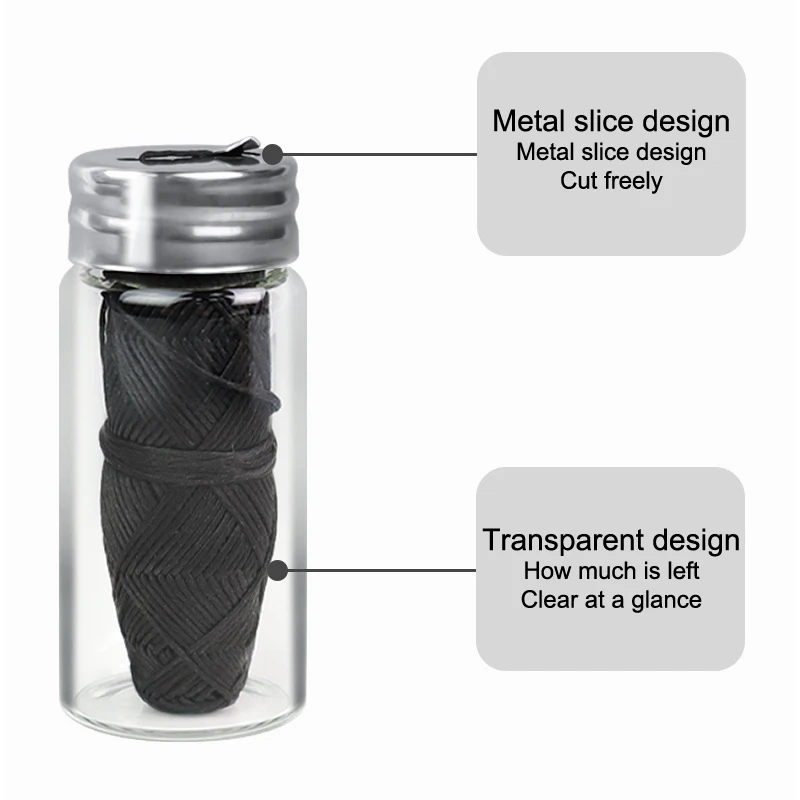 Hot 30m Vegan Biodegradable Bamboo Charcoal Dental Floss With Refillable Glass Holder Mint Flavored Tiny Floss