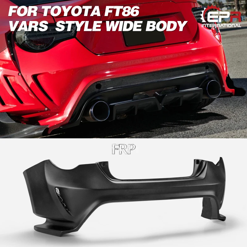 

For FT86 VRS Style Wide Body Rear Bumper - JDM Aggressive Design - Car Tuning Exterior Kit