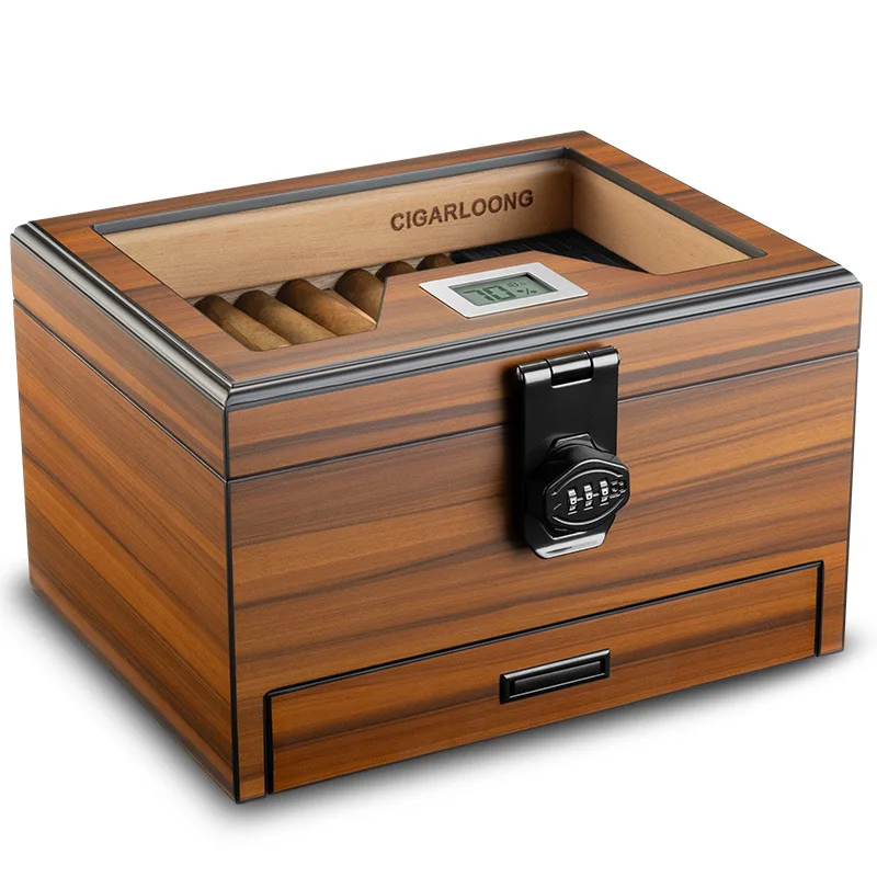 cigar-password-lock-cigar-moisturizing-box-double-layer-large-capacity-cedar-wood-inner-lining-high-perspective-window-cigar-box