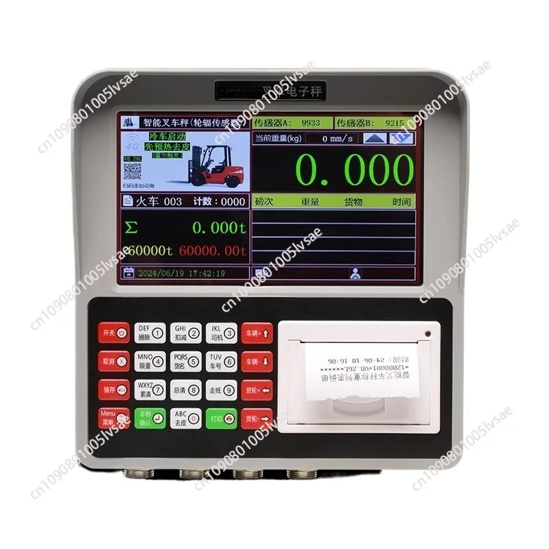 

Electric forklift with weighing electronic scale Weigher PSD5000 fuel 3 tons forklift special electronic scale