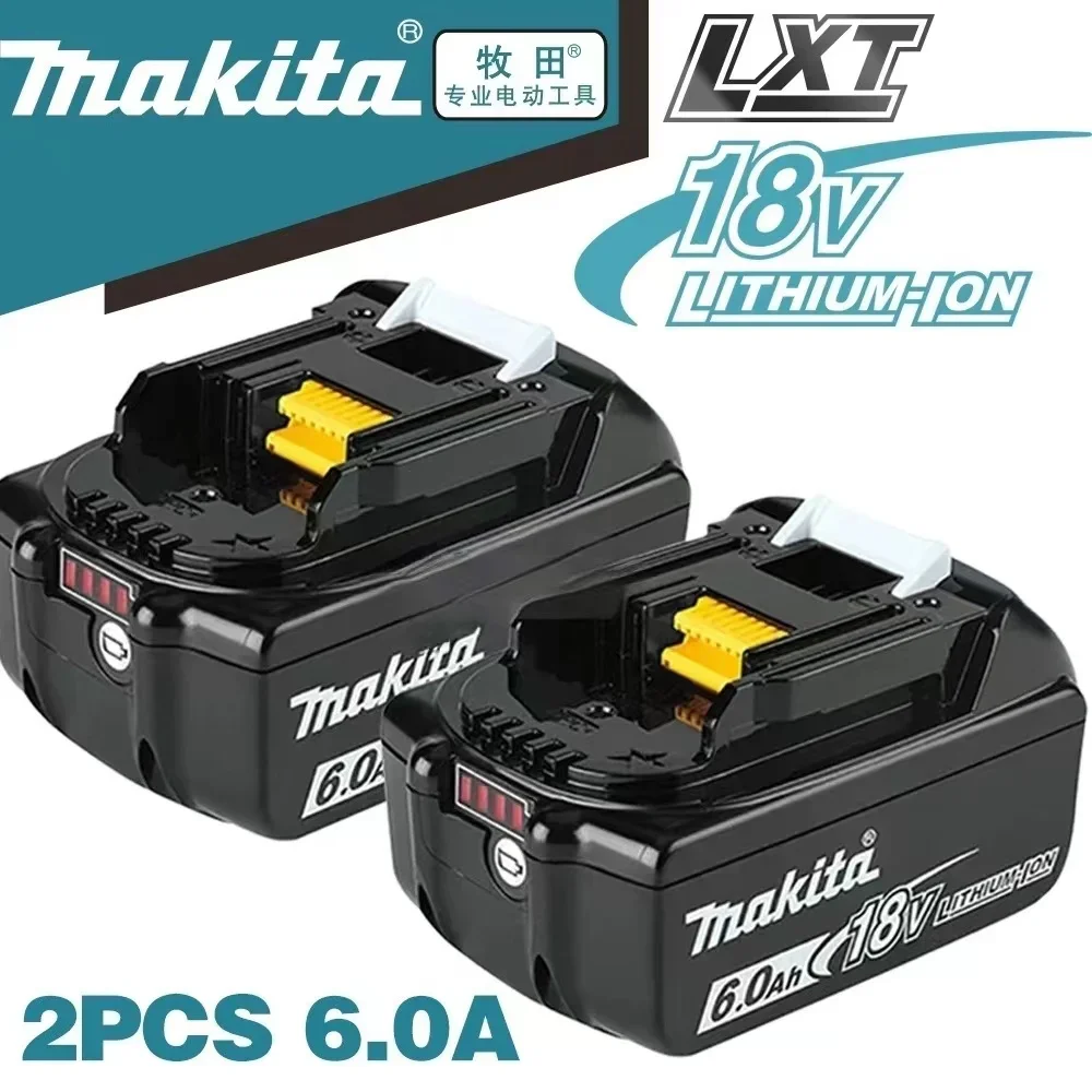 Batería de litio de repuesto 100% Original Makita 6Ah/5Ah/3Ah para Makita 18V BL1830B BL1850B BL1850 BL1840 BL1860 BL1815