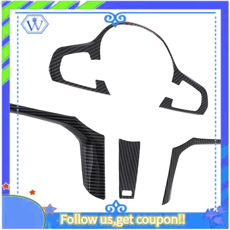 M46K-عجلة توجيه سيارة يغطي ملصقات الكسوة الديكور ل-BMW G30 X3 G01 X4 G02 X5 G05 X6 G06 2018-2020