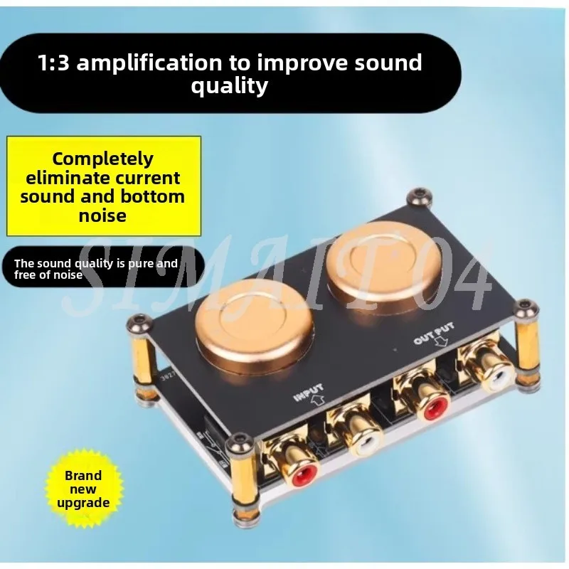 

Аудиоизолятор-бустер для улучшения звука, повышения тембра и качества звука, пассивный предусилитель с усилением и улучшением звучания