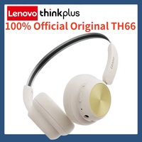 100% Official Lenovo Thinkplus TH66 Wireless Headphones Bluetooth 5.4 Noise Reduction HiFi Stereo 25H Long Battery Life Headset