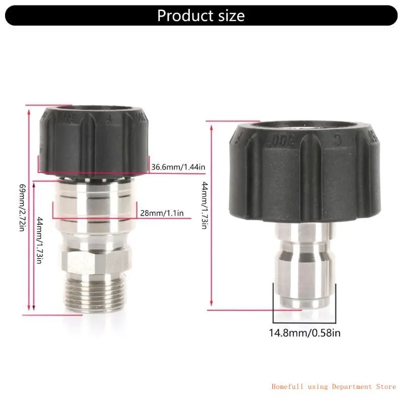 

Разъем для стирализации давления быстрое соединение для водных шлангов быстро