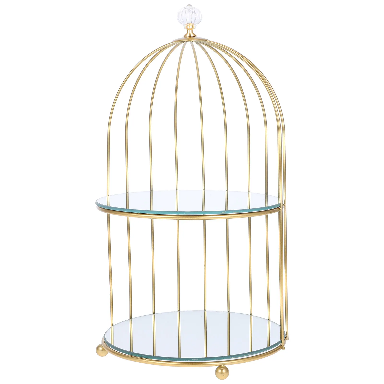 Cake Stand Dessert Display Party Wedding Holder Halloween Christmas New Year Birdcage Cake Stand Cake Stands Display Multi-tier