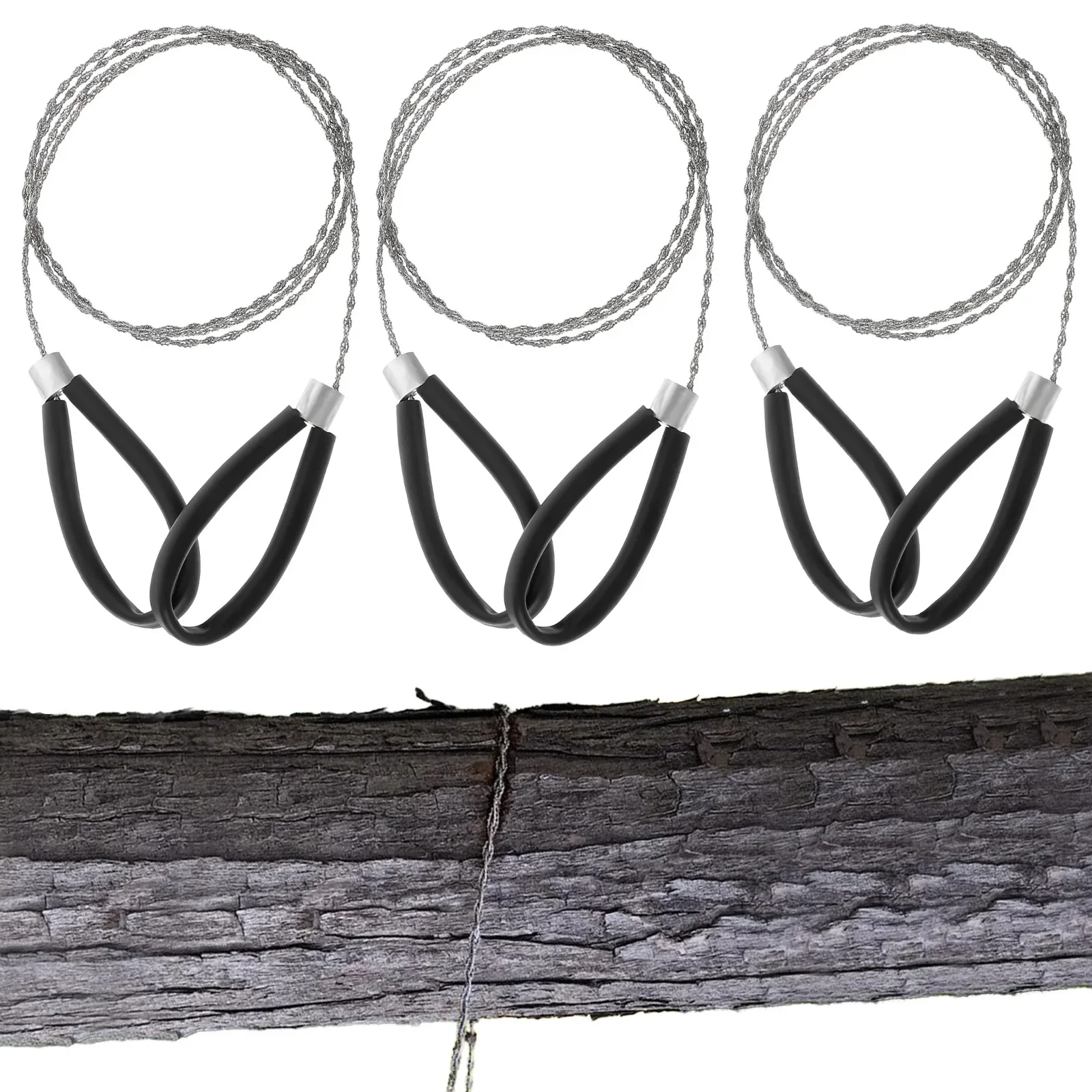 3PCS Stainless Steel Cable Saw, 32.28