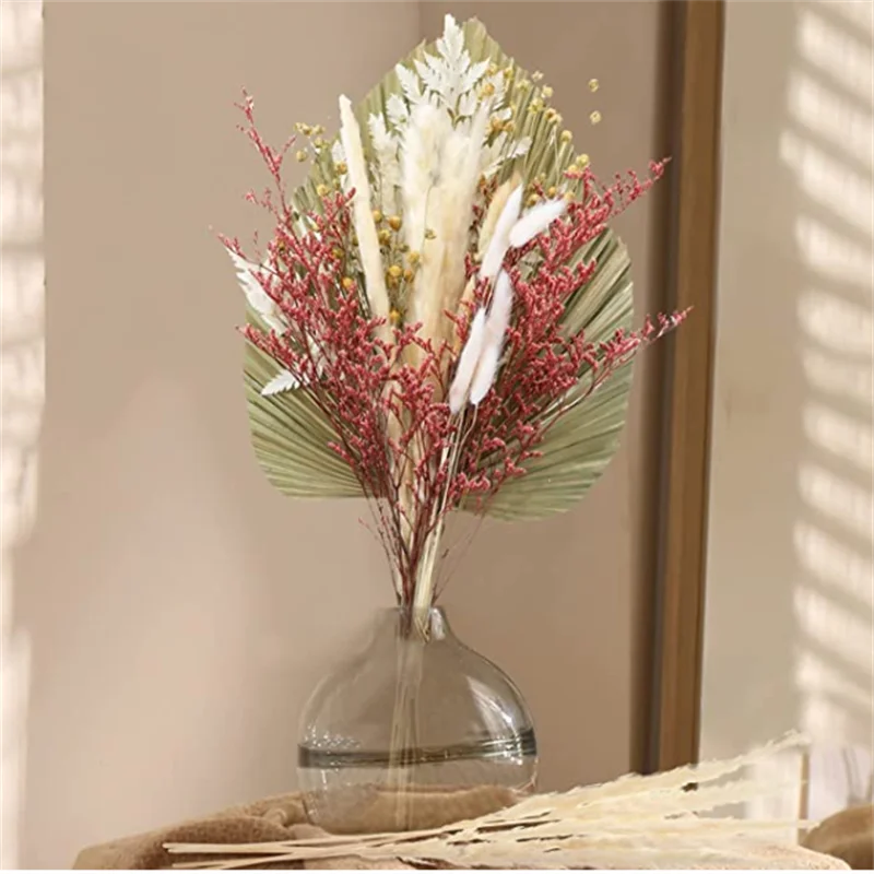 Dried Flowers Bouquet Pampas Grass Bunny Tails Grass Kitchen Home Photography Wedding Decor Wedding Bouquet Centerpiece Decor