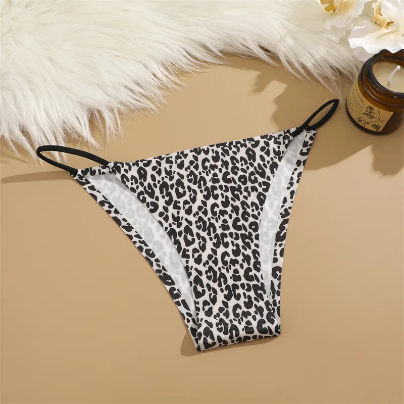 Nahtlose Seide Leopard Unterwäsche frauen Höschen Blume Schmetterling Sexy Kurze Weibliche Low-taille Stretch Dessous soiки