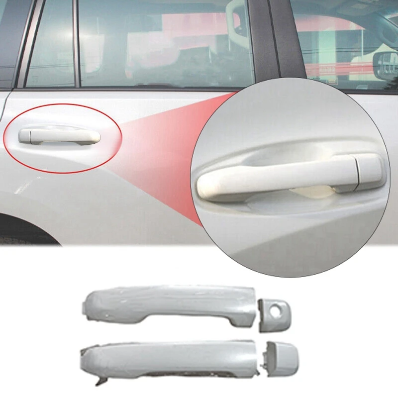 

1Set 4 Door Handle 69211-60090 For Toyota 4Runner Lexus GX460 Land Cruiser 2010-2018 Outside Exterior Door Handle