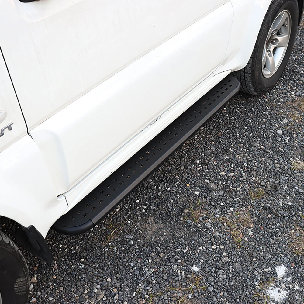 Side Steps for Suzuki Jimny JB74 2019-2026 3-Door, Steel Black Electrocoated Side Bars Offroad Accessory,JMN149