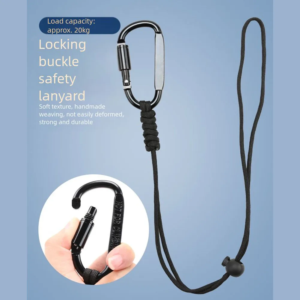Lanyard With Hook For-Braided Wrist Keychain Strap Keys Wallets Adjust Cord Lock For-Braided Wrist Keychain Strap
