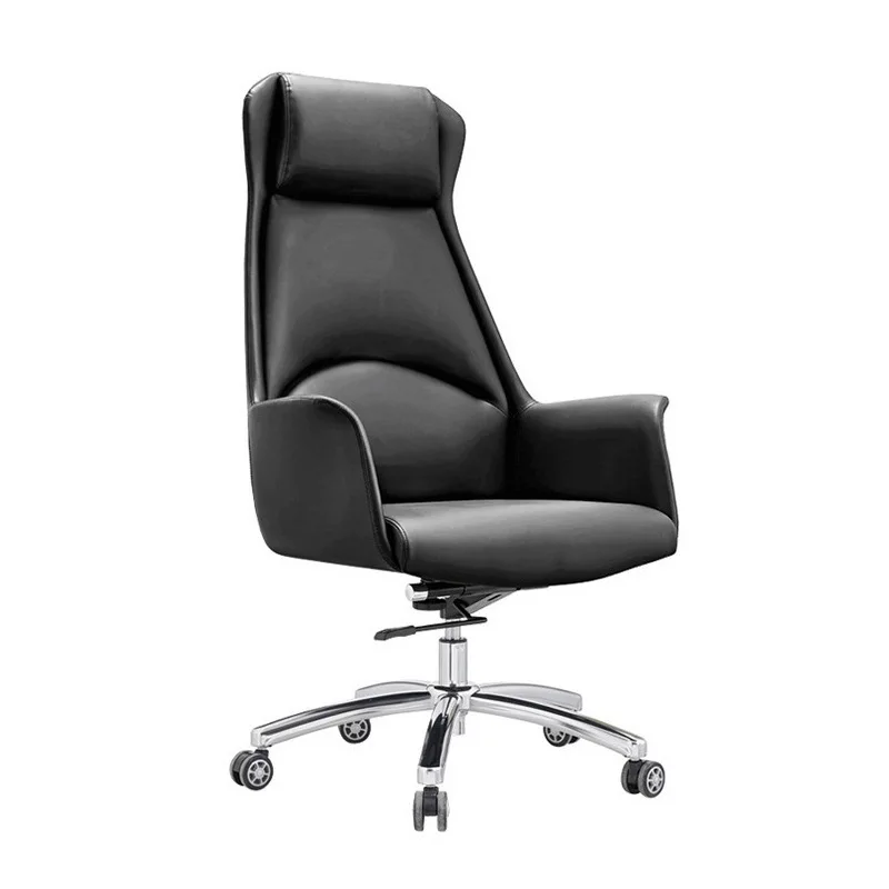 

Xipi large class chair comfortable office light luxury reclining boss chair simple women's office