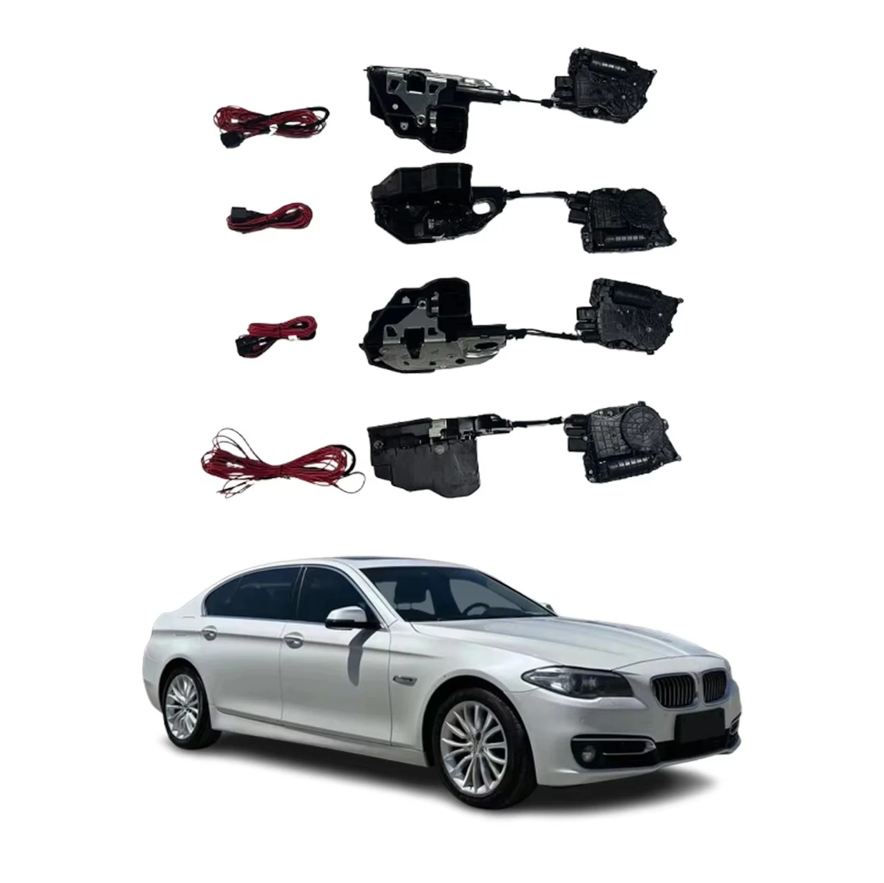 Anti-pinch Soft Close Electric Suction Door Retrofit Kit Fit BMW 3 F30 F35 5 F10 F18 7 F02 Auto Body Mod Parts