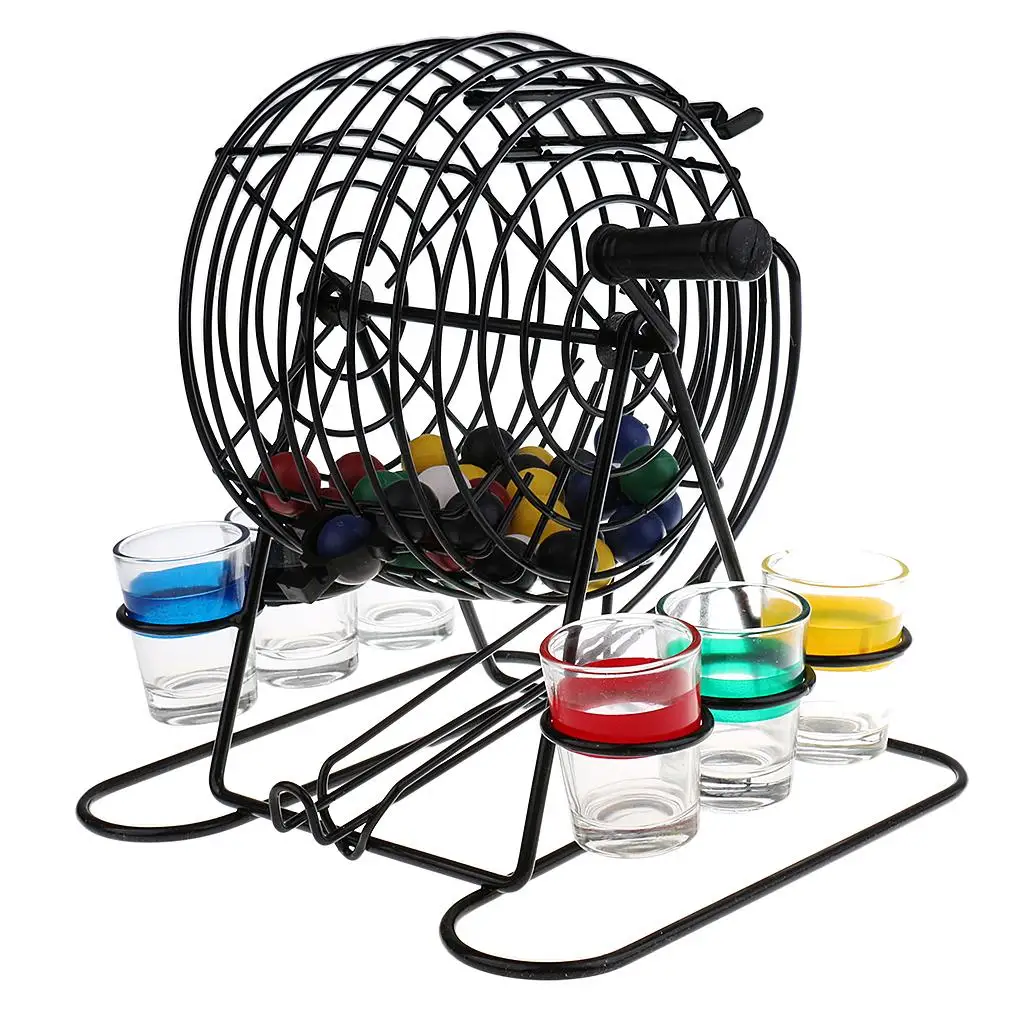 لعبة شرب صغيرة لآلة اليانصيب بينغو للحفلات المنزلية والحانة والترفيهية #3