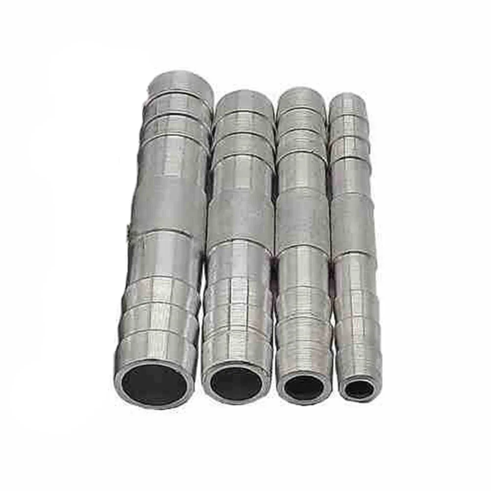 CarHome A/C Refrigerant Hose Barb Fitting 3/8 1/2 5/8 3/4 Straight Splice Push In Fitting Aluminium #6 #8 #10 #12 NEW