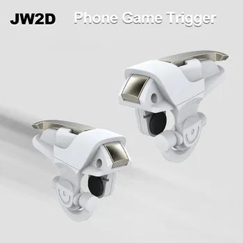 JW2D 휴대폰 게임 패드 조이스틱 컨트롤러 조준 슈팅 L1 R1 키 단추, 아이폰 안드로이드 게임 핸들 게임 액세서리