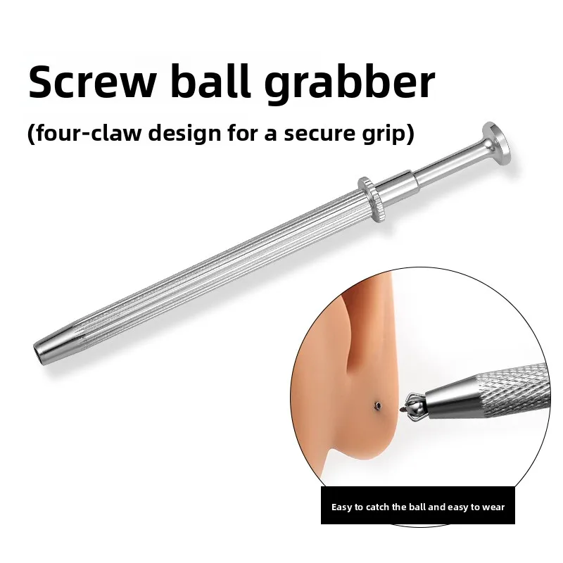 

Инструмент для изготовления серег с четырехзубчатым винтовым креплением, из сплава с покрытием под серебро и золото, для создания украшений своими руками