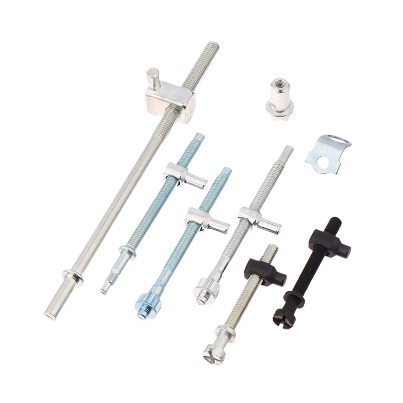 برغي وصامولة لضبط توتر المنشار المعدني، أسود/رمادي فضي، لأداة شد سلسلة المنشار الكهربائي 5016/6018 #5