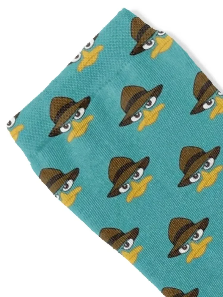 Perry The Platypus face agent p Graphic Socks summer cartoon gym Socks Man Women's