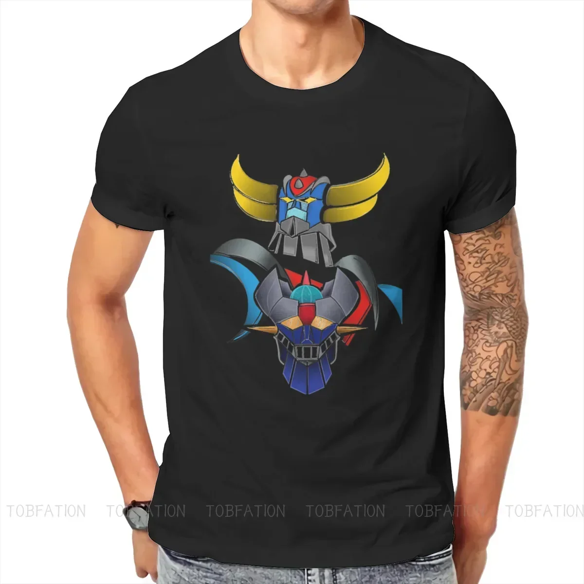 UFO Robot Goldrake Grendizer Anime Z Essential Tshirt Harajuku Alternative Men Tees Tops Loose Cotton O-Neck T Shirt