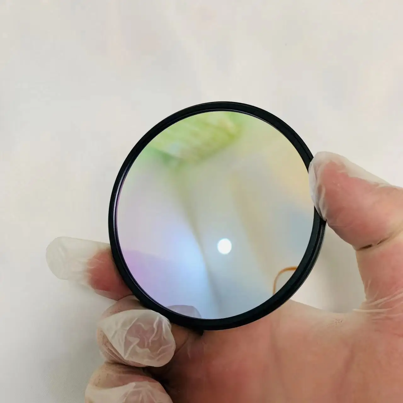77Mm Bulat dengan Cincin Bingkai 570nm Ke Pusat 610nm 590nm Kaca Filter Sempit Bandpass untuk Fotografi