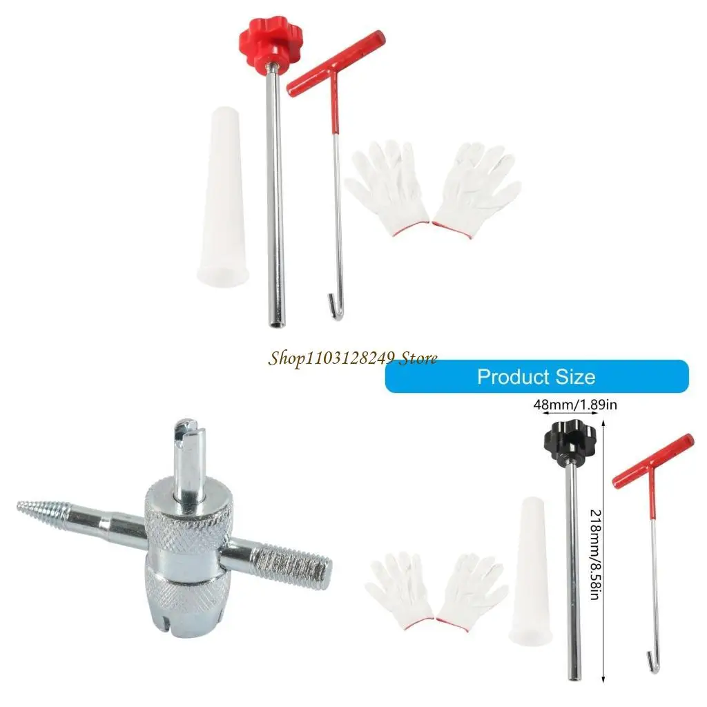 

N5KD Tire Valves Tool Tire Valves Stem Cores Replacement Tool for Car ATV Repair Tire Valves Change Tool