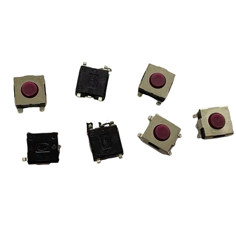 9pcs/lots Imported Japan ALPS SKHMQME010 Tactile Switch 6*6*3.1 SMT 5-legged Keypad Micromotor Red